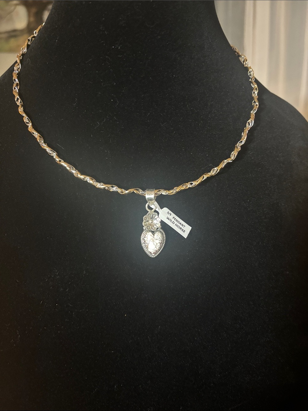 Wild Horse Heart Pendant